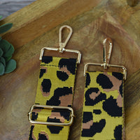 Adjustable Bag Strap 2 inch Leopard Pattern--Lemons and Limes Boutique