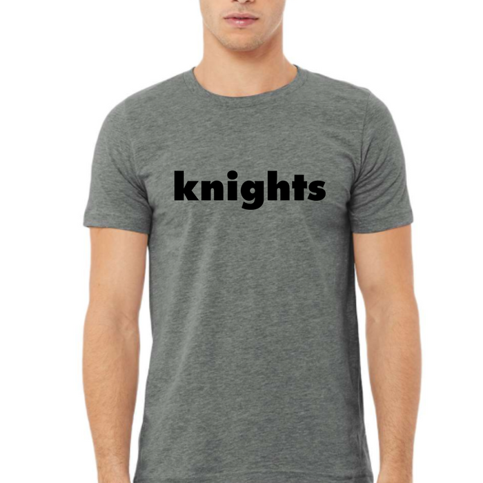 knights Short Sleeve Tee - Unisex Adult and Youth
