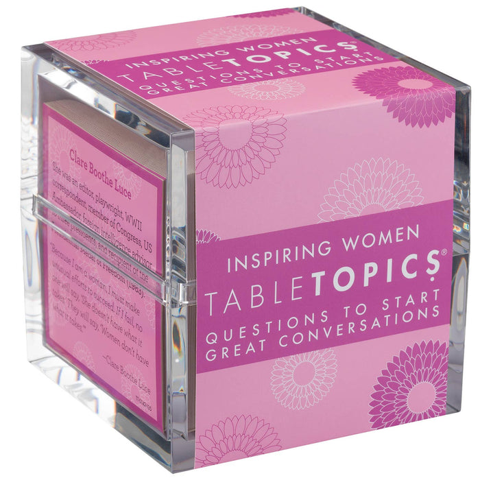 TableTopics Inspiring Women Conversation Cards--Lemons and Limes Boutique