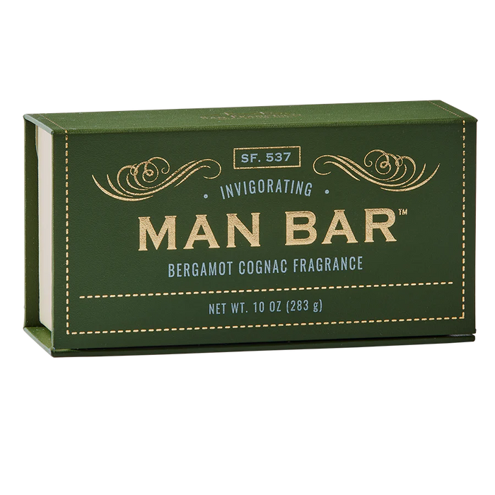 The Man Bar Soap Bergamot and Congnac--Lemons and Limes Boutique