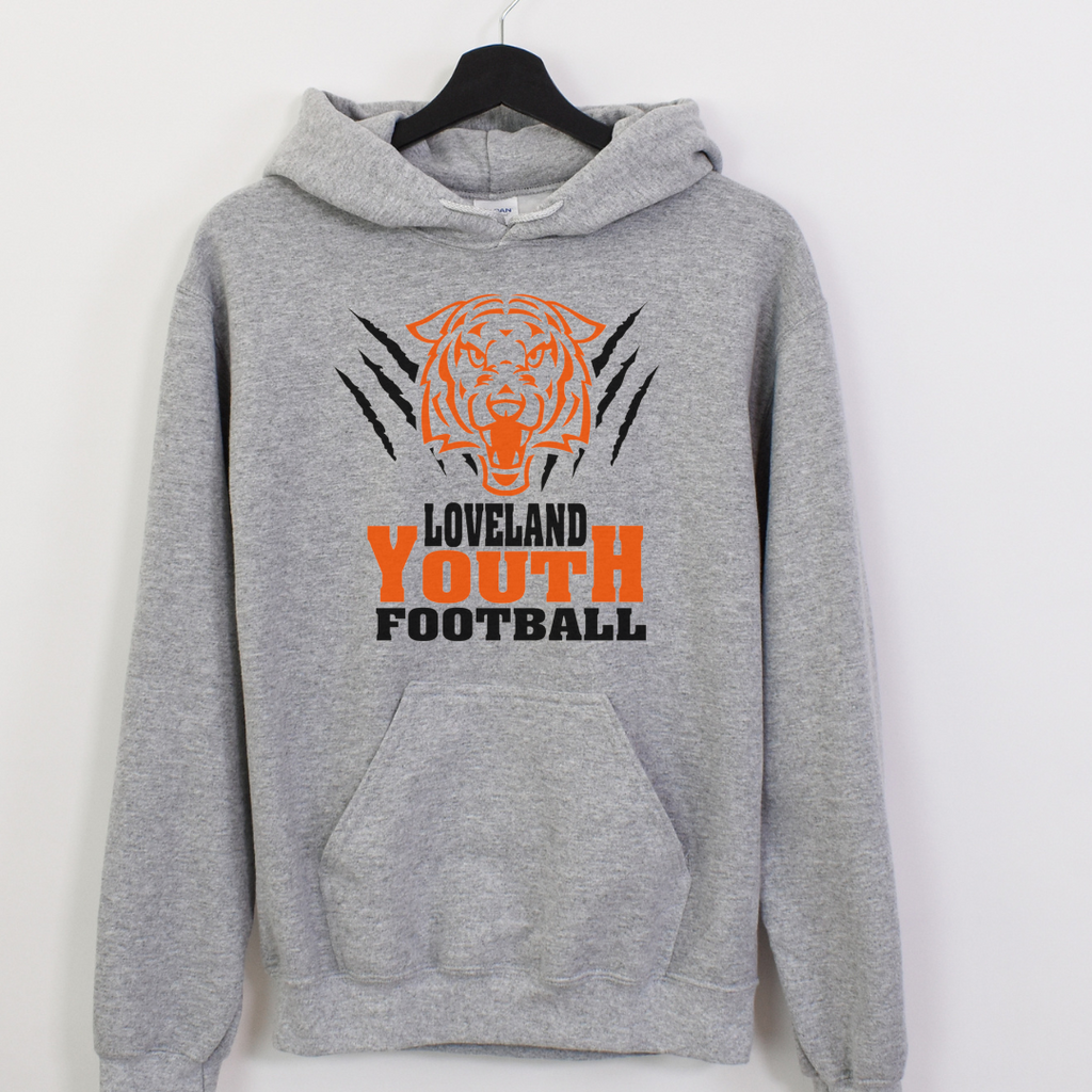 Loveland Youth Football 2Color 2023 Logo in Adult Options Lemons and