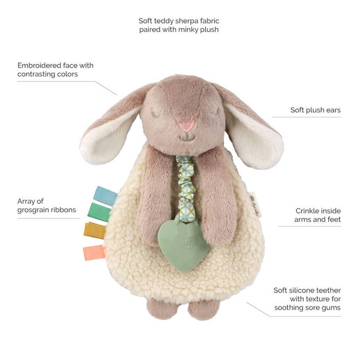 Taupe Bunny Itzy Friends Lovey™ Plush--Lemons and Limes Boutique