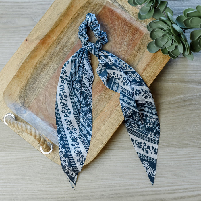 Blue Garden Hair Scarf--Lemons and Limes Boutique