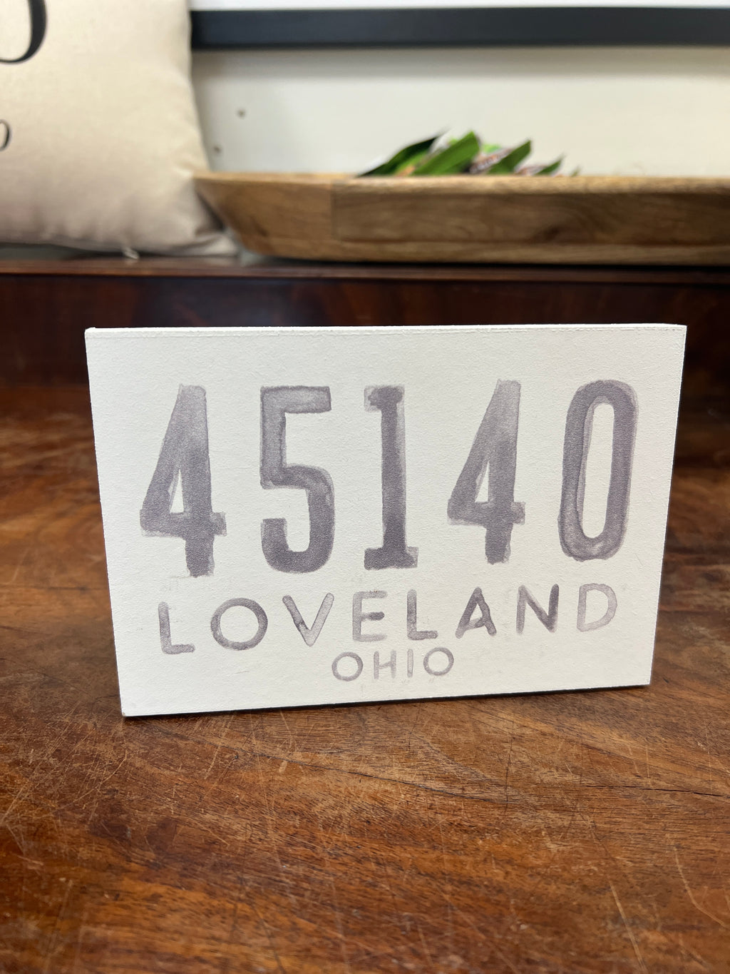 45140 Wooden Sign in Washed Grey Lemons and Limes Boutique
