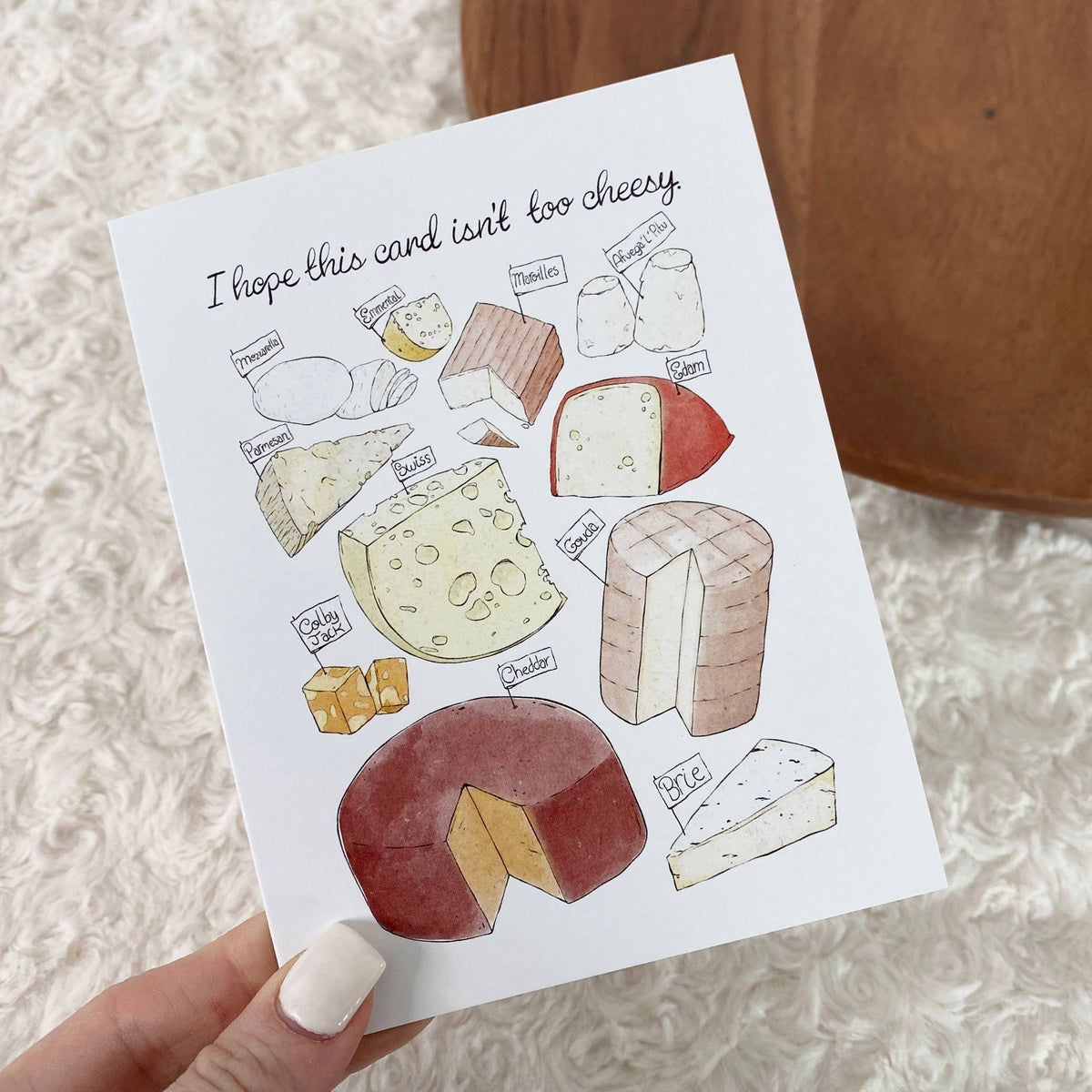 I Hope This Card Isn't Too Cheesy--Lemons and Limes Boutique