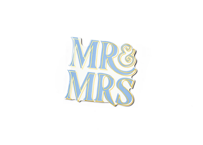 Mr. & Mrs. Attachment in Blue by Happy Everything--Lemons and Limes Boutique