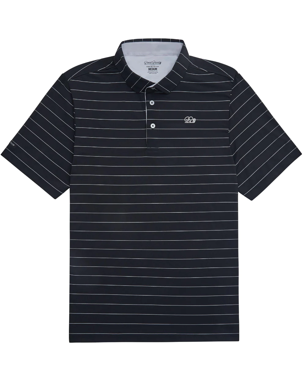 Fade Polo in Black Good Good Golf--Lemons and Limes Boutique