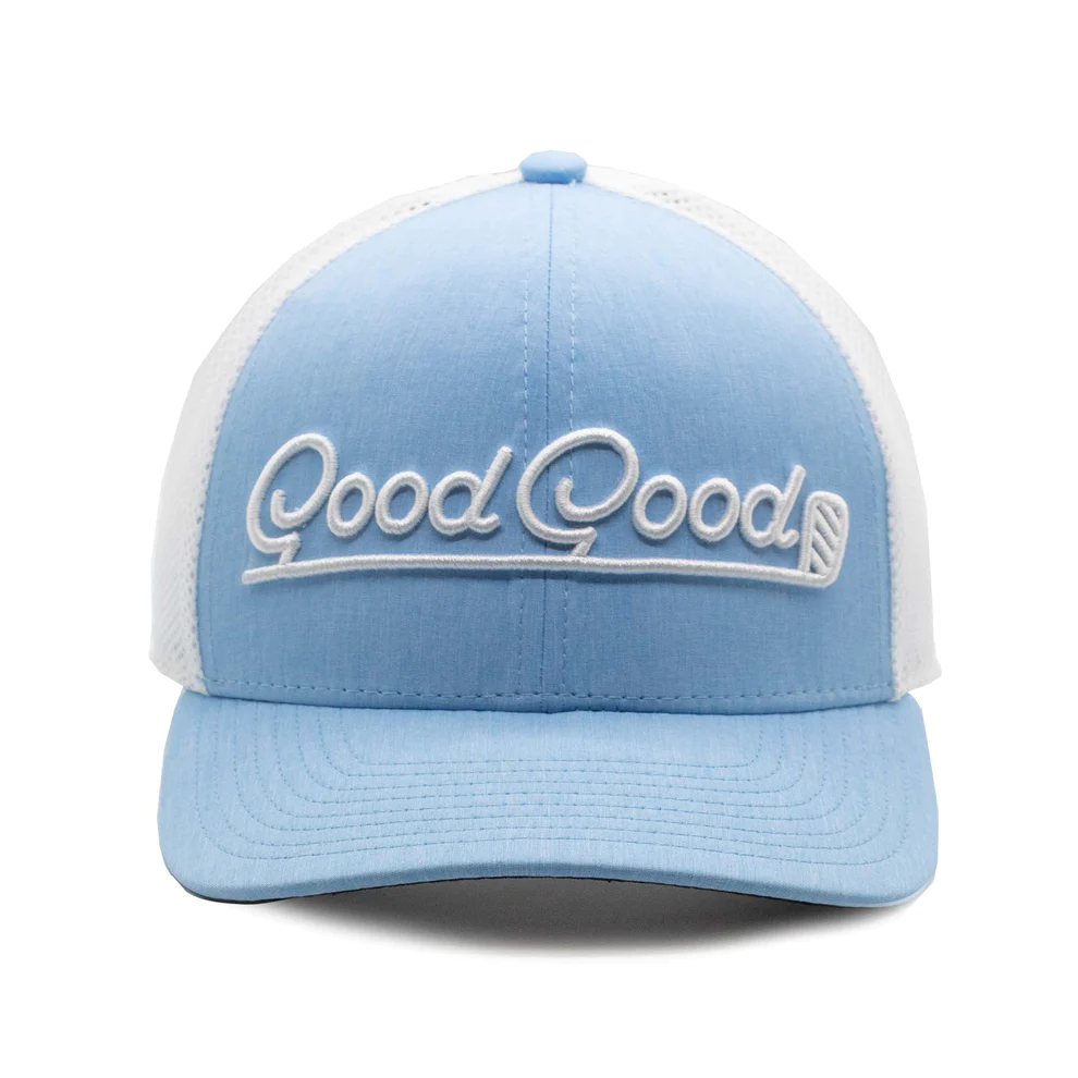 Birdie Blue Trucker Hat Good Good Golf--Lemons and Limes Boutique