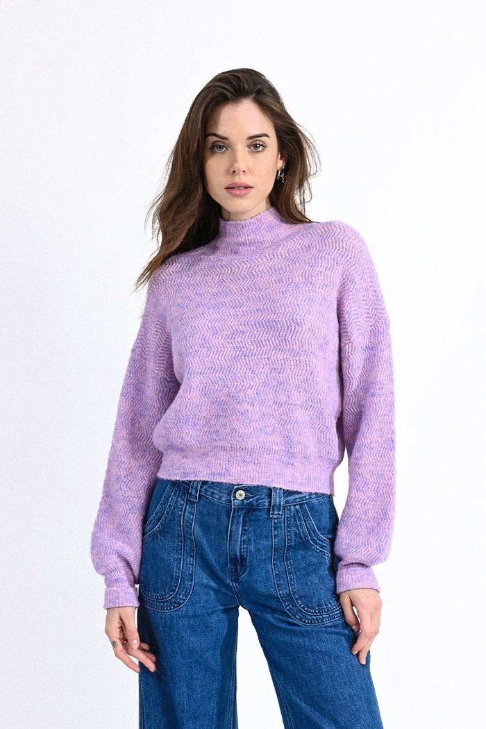 Sara Soft Jumper Sweater in Mauve--Lemons and Limes Boutique