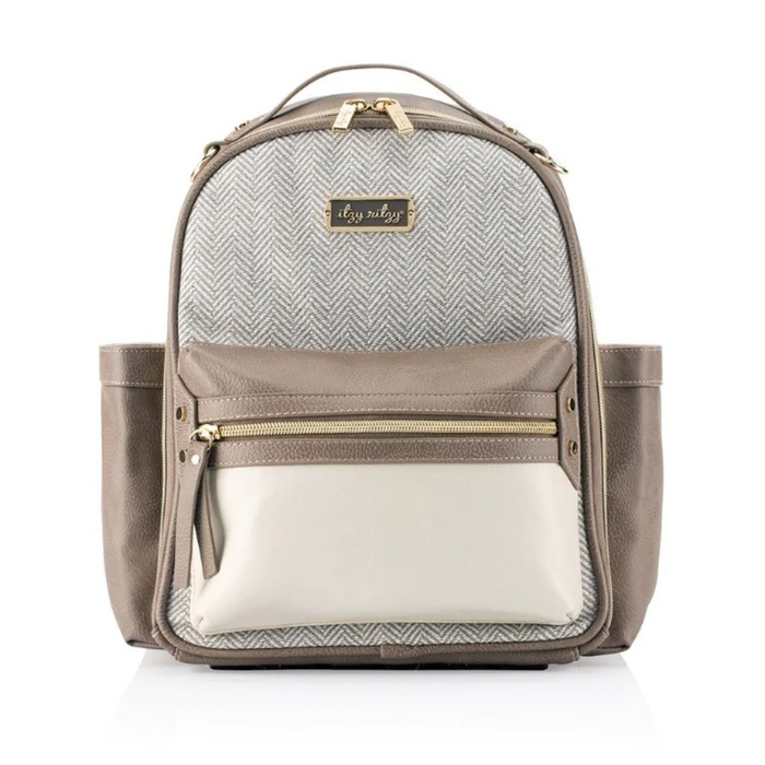 Vanilla Latte Itzy Mini™ Diaper Bag Backpack by Itzy Ritzy--Lemons and Limes Boutique