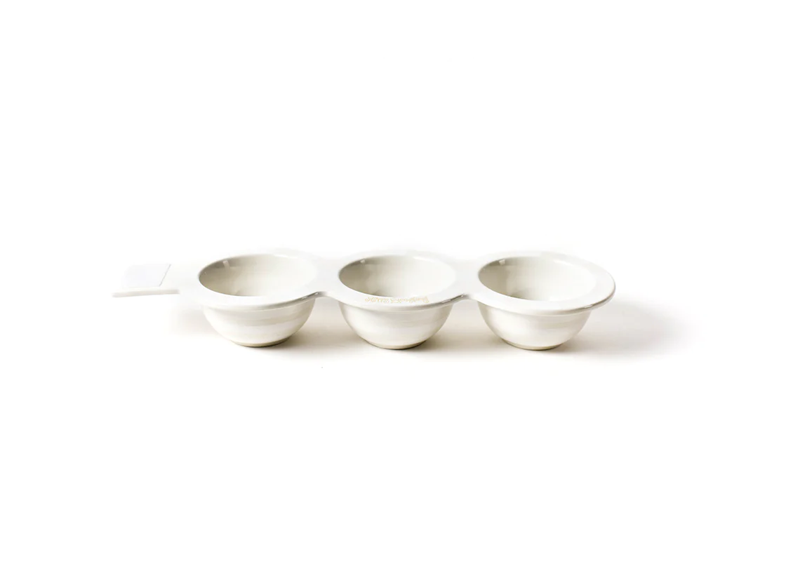 White Stripe Mini Trio Bowl by Happy Everything--Lemons and Limes Boutique