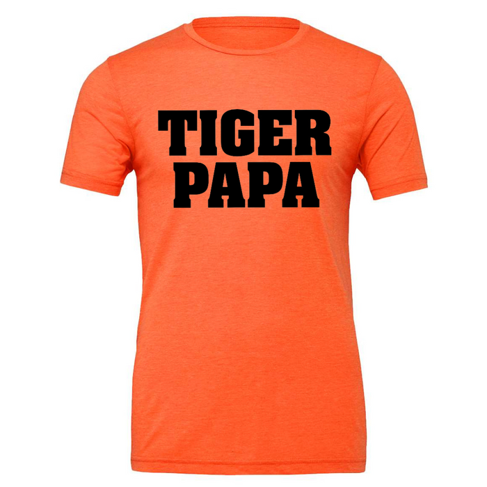 Tiger Papa T-Shirt on Orange--Lemons and Limes Boutique