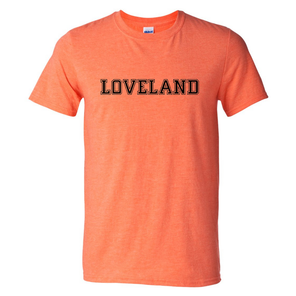 Block Loveland Black on Heather Orange Lemons and Limes Boutique