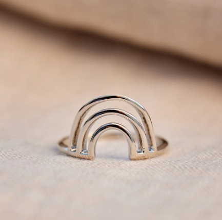 Pura Vida- Chasing Rainbows Ring in Silver--Lemons and Limes Boutique
