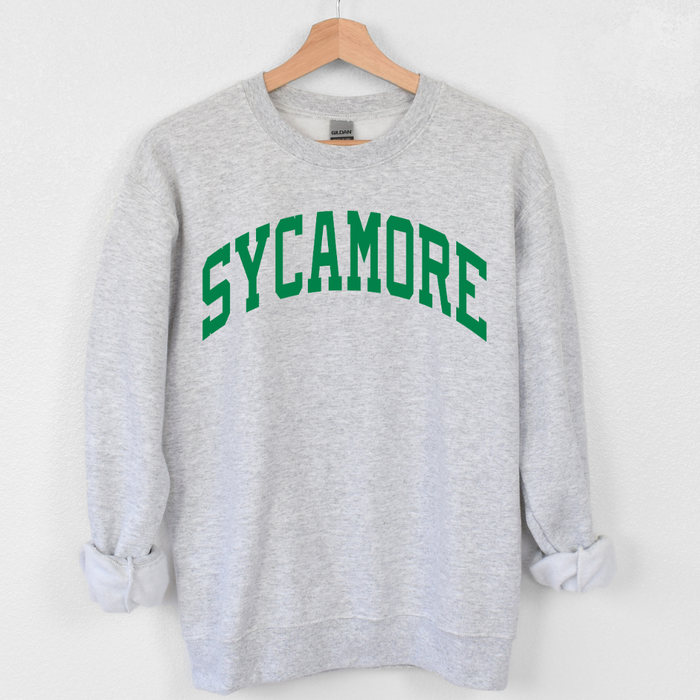 Sycamore Curved Sweatshirt (multiple colors)-Apparel-Grey-Small-Lemons and Limes Boutique
