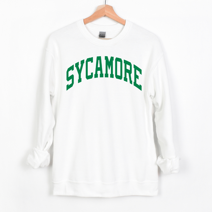 Sycamore Curved Sweatshirt (multiple colors)-Apparel-White-Small-Lemons and Limes Boutique