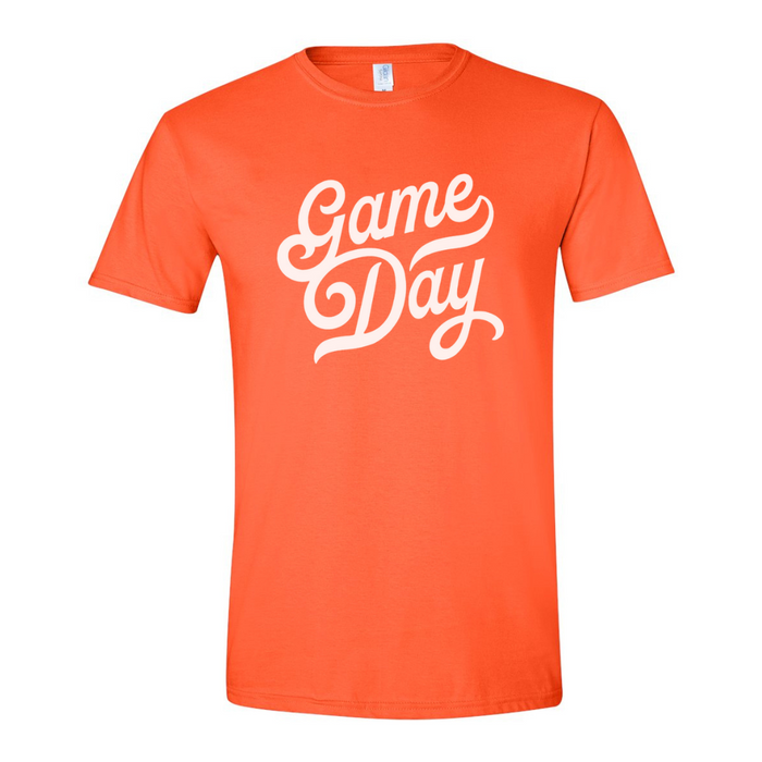 Game Day T-Shirt on Orange--Lemons and Limes Boutique