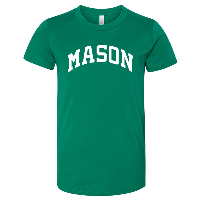 Mason Curved T-Shirt (multiple colors)-YOUTH-Green-XSmall-Lemons and Limes Boutique