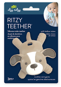 Ritzy Teether™ Baby Molar Puppy Teether--Lemons and Limes Boutique