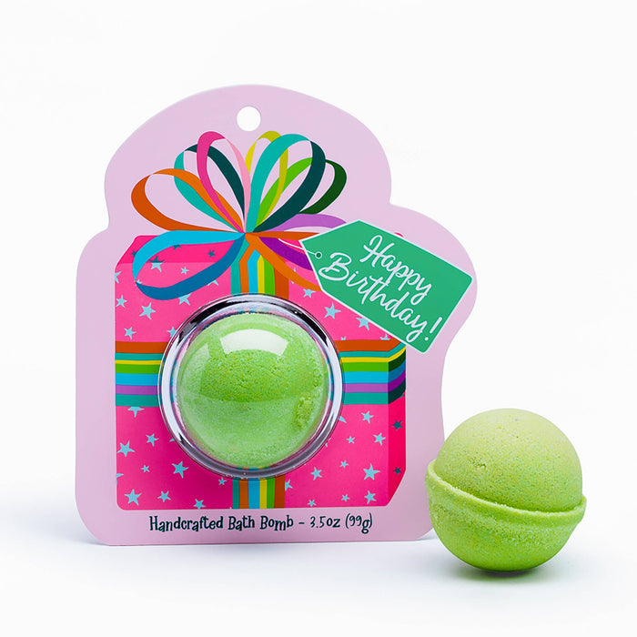 Happy Birthday Present Clamshell Bath Bomb--Lemons and Limes Boutique