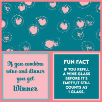 Refill wine/Winner Cocktail Napkin--Lemons and Limes Boutique