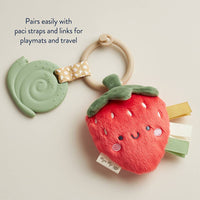 Itzy Pal™ Plush + Teether in Strawberry--Lemons and Limes Boutique
