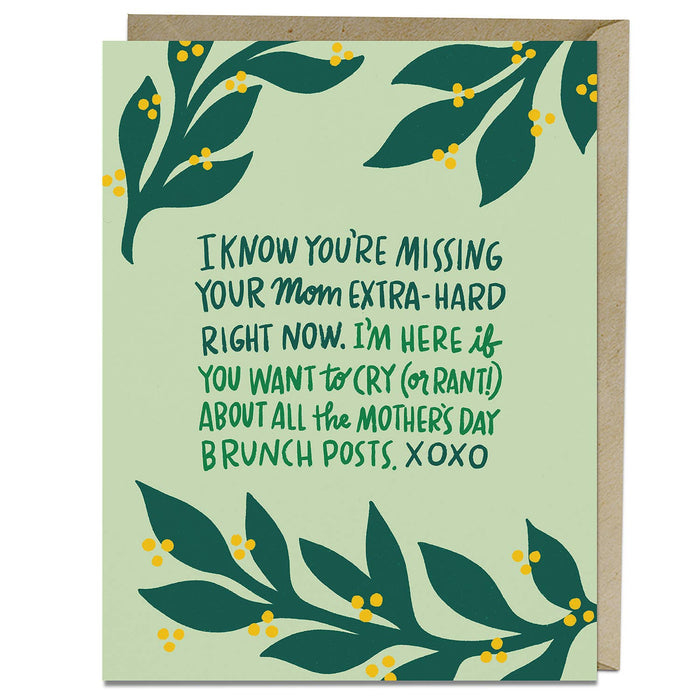 Missing Your Mom Mother's Day Card--Lemons and Limes Boutique