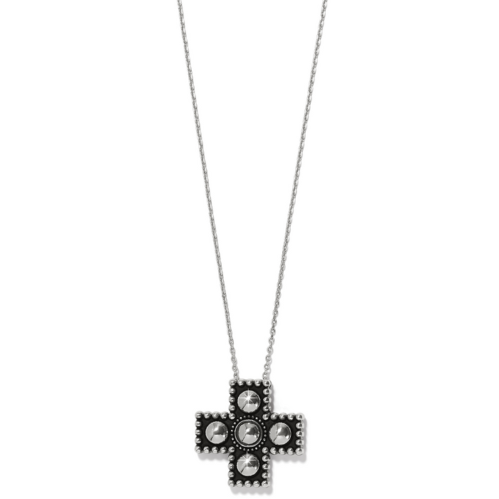 Pretty Tough Small Cross Necklace by Brighton--Lemons and Limes Boutique