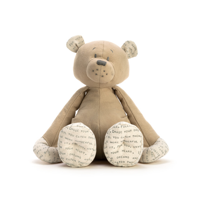 Dear Baby - Teddy Bear Plush in Tan--Lemons and Limes Boutique