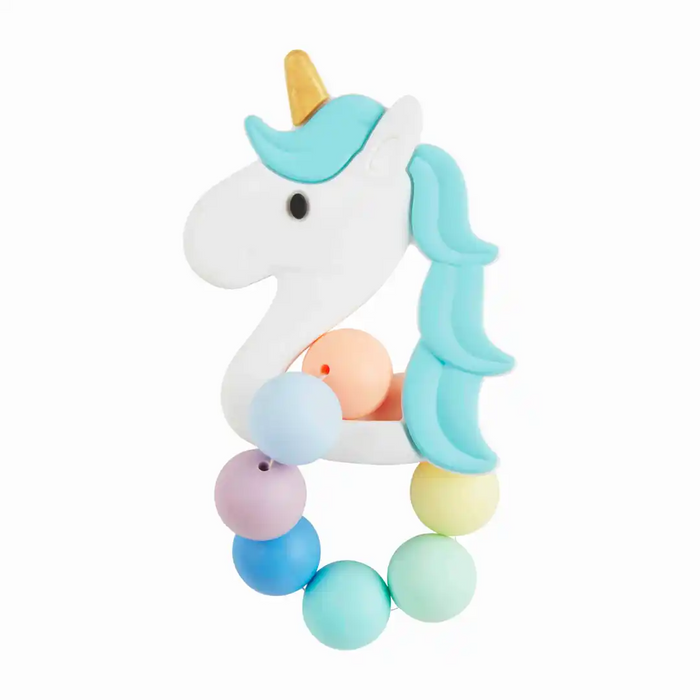 Blue Unicorn Silicone Teether--Lemons and Limes Boutique