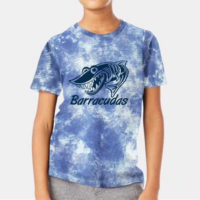 Normandy Barracudas Tie Dye Short Sleeve Tee YOUTH--Lemons and Limes Boutique
