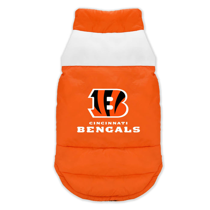 NFL Cincinnati Bengals Pet Parka Puffer Vest--Lemons and Limes Boutique