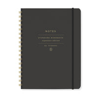 Large WorkBook in Black-Notebooks-Lemons and Limes Boutique