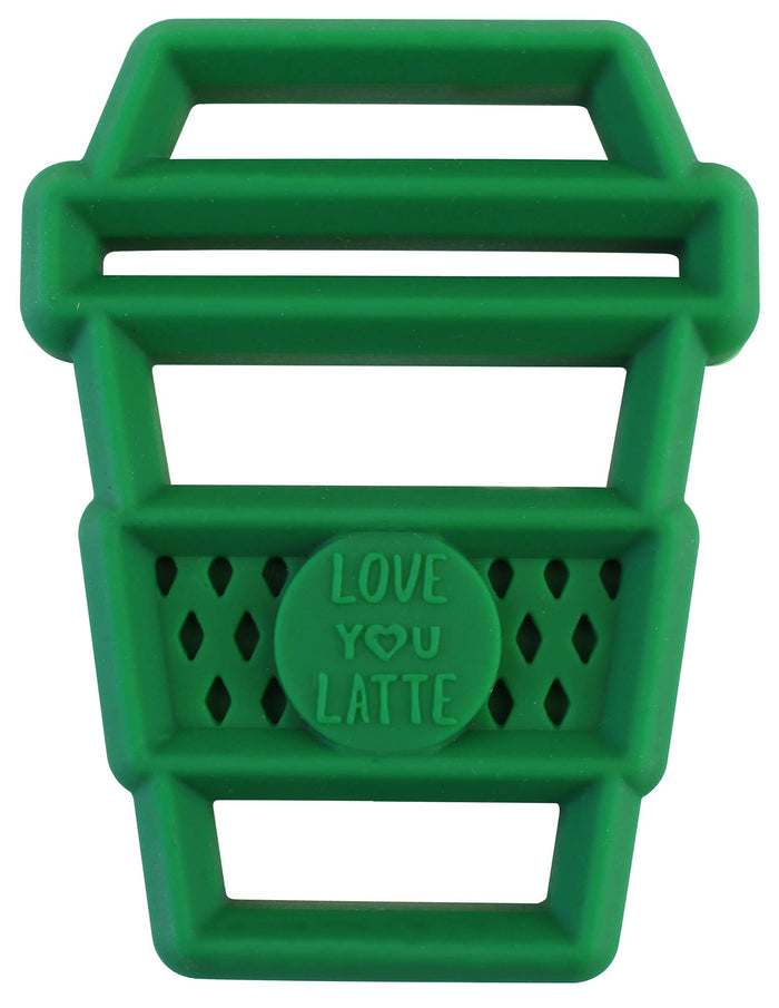 Chew Crew™ Silicone Baby Teether in Latte by Itzy Ritzy--Lemons and Limes Boutique