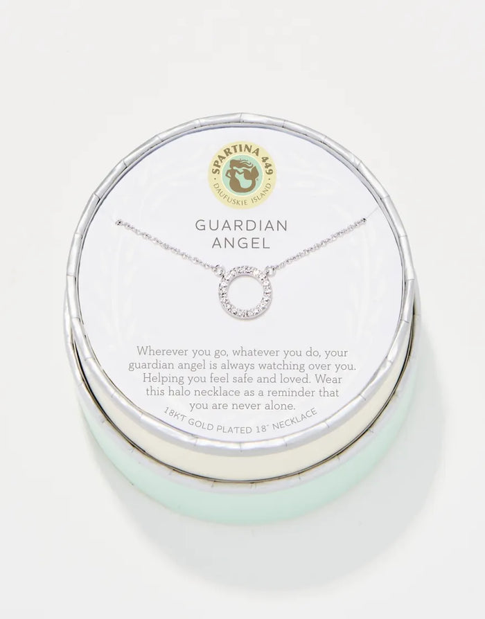 Guardian Angel Halo in Silver Spartina--Lemons and Limes Boutique