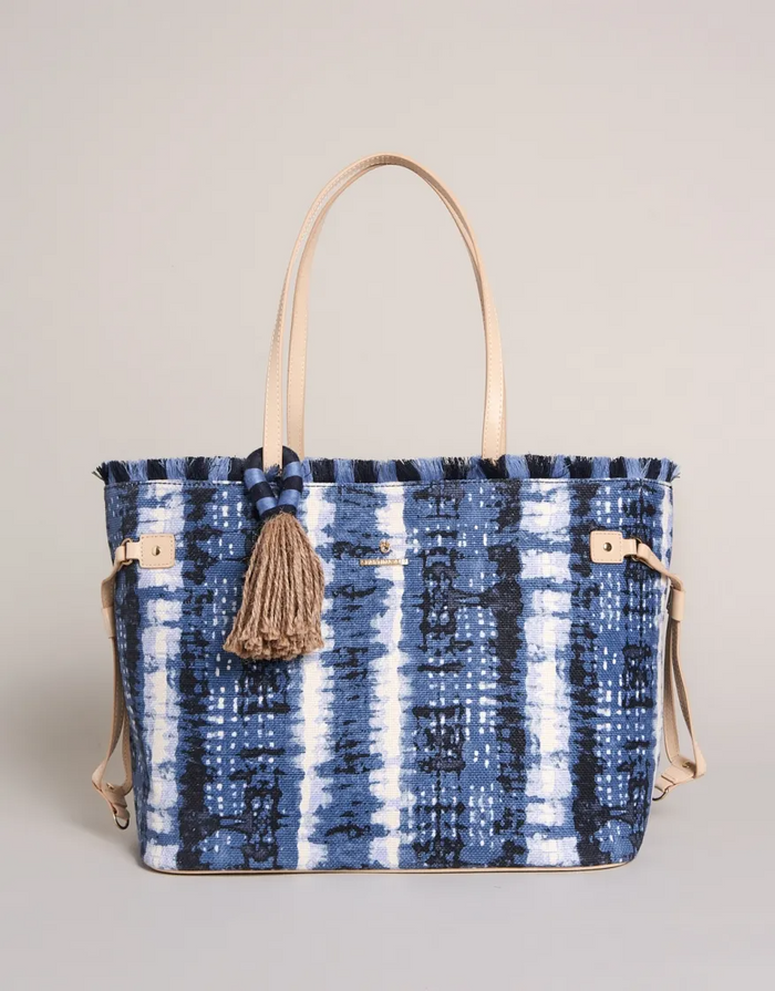 Spartina Jetsetter Tote in Oyster Factory Tides--Lemons and Limes Boutique