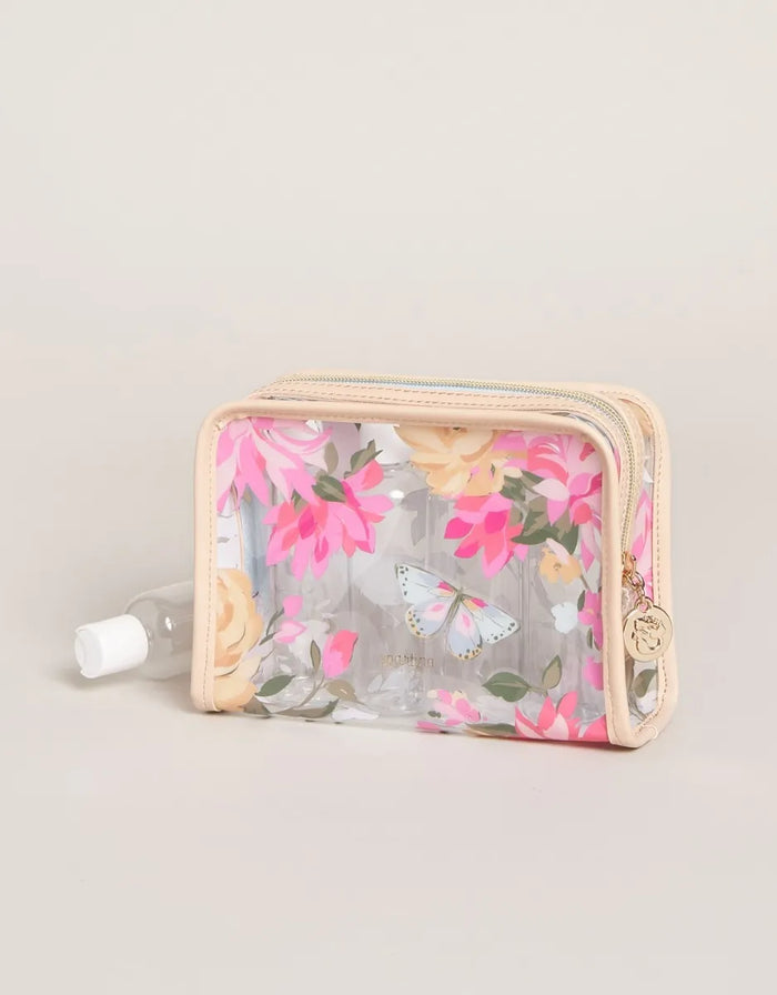 Spartina Clear Travel Kit Bobbie's Store--Lemons and Limes Boutique