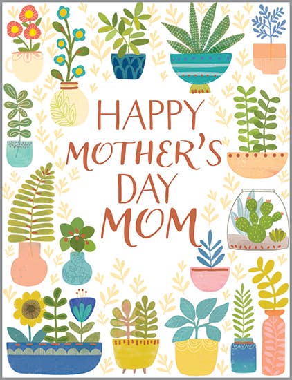 Mother's Day Greeting Card - Plant Mom-Spring--Lemons and Limes Boutique