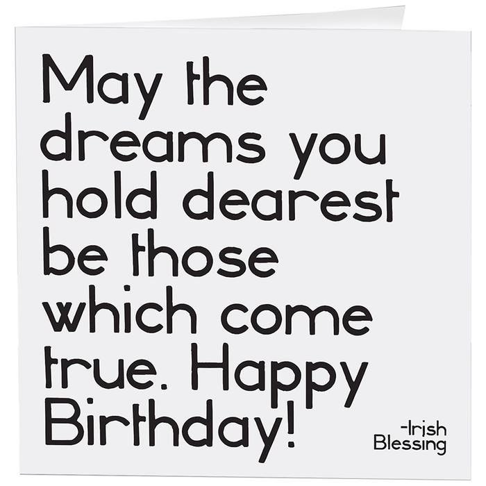 May Dreams Hold Birthday Card--Lemons and Limes Boutique