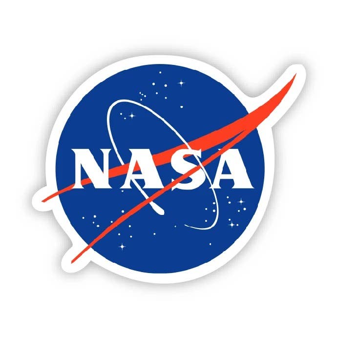 NASA Logo Sticker--Lemons and Limes Boutique