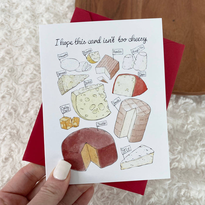 I Hope This Card Isn't Too Cheesy--Lemons and Limes Boutique