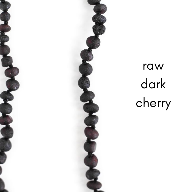 Fashion dark amber teething necklace