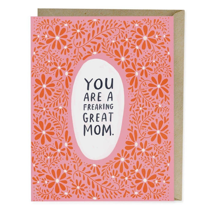 Freaking Great Mom Mother's Card--Lemons and Limes Boutique