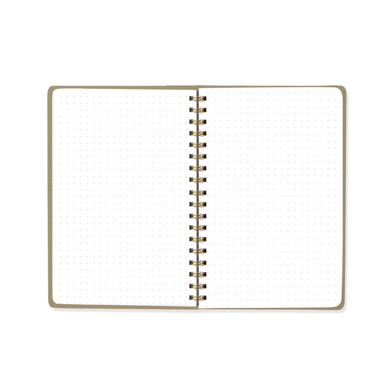 Idea Book in Taupe-Notebooks-Lemons and Limes Boutique