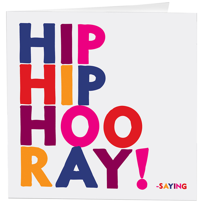 Hip Hip Hooray! Card--Lemons and Limes Boutique