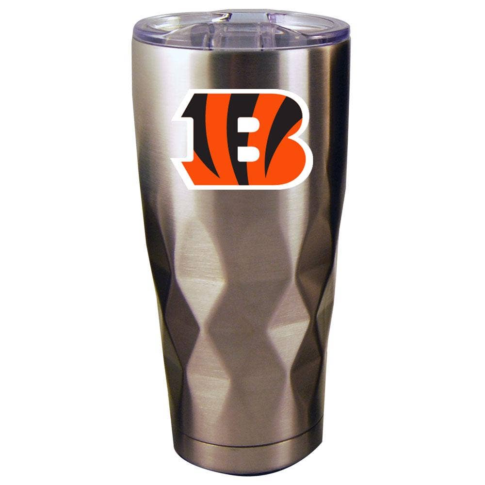 NFL Denver Broncos Drink Tumbler Steel 16 Curved, Team Colors, One