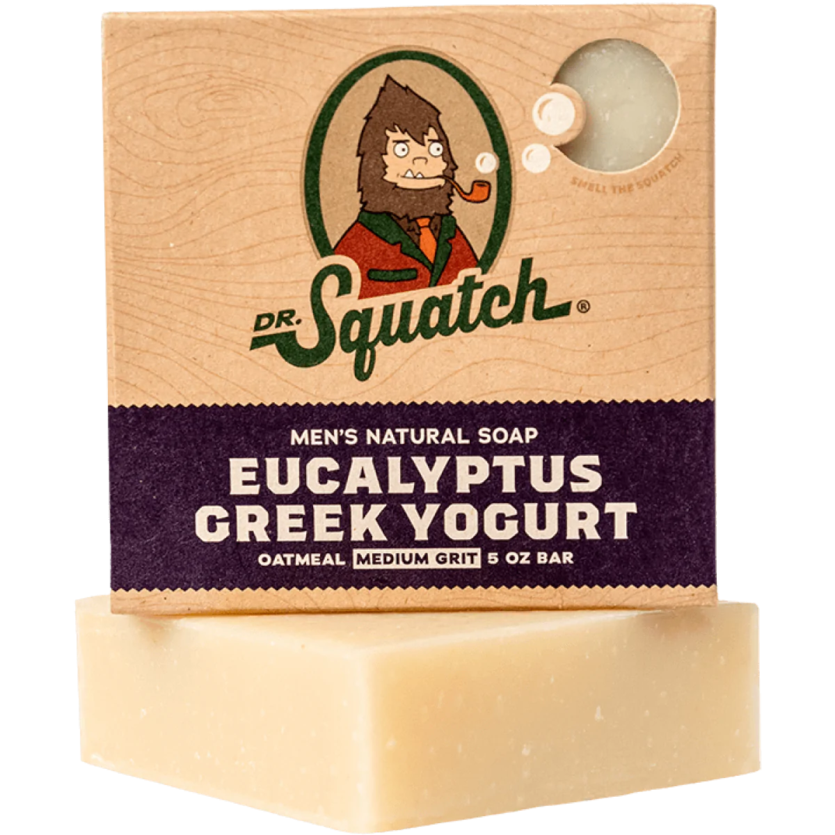 Eucalyptus Greek Yogurt Bar Soap by Dr. Squatch--Lemons and Limes Boutique