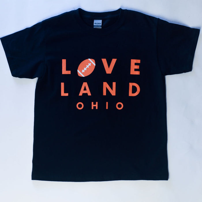 Loveland Football T-Shirt YOUTH--Lemons and Limes Boutique