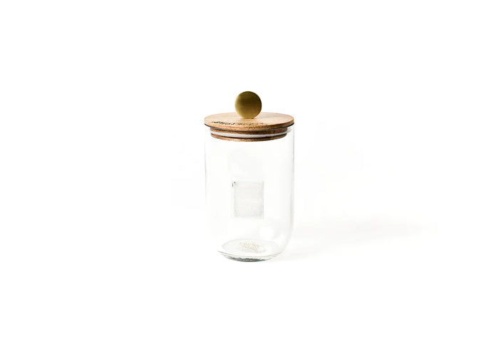 Mini Small Wooden Lid JarHappy Everything--Lemons and Limes Boutique