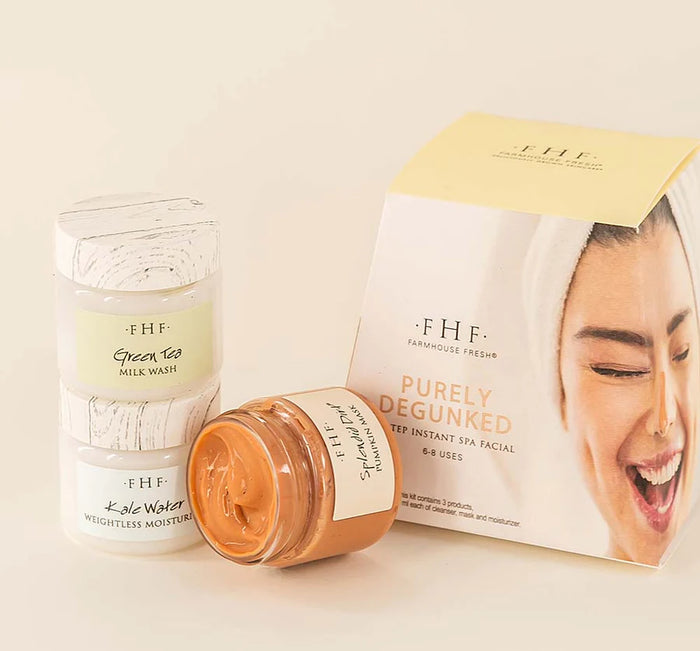 Purely Degunked 3-step Instant Spa Facial FarmHouse Fresh--Lemons and Limes Boutique
